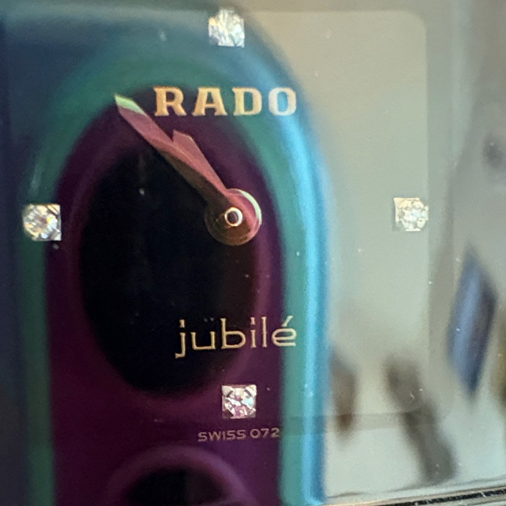 Rado jubilee with 4 diamond face